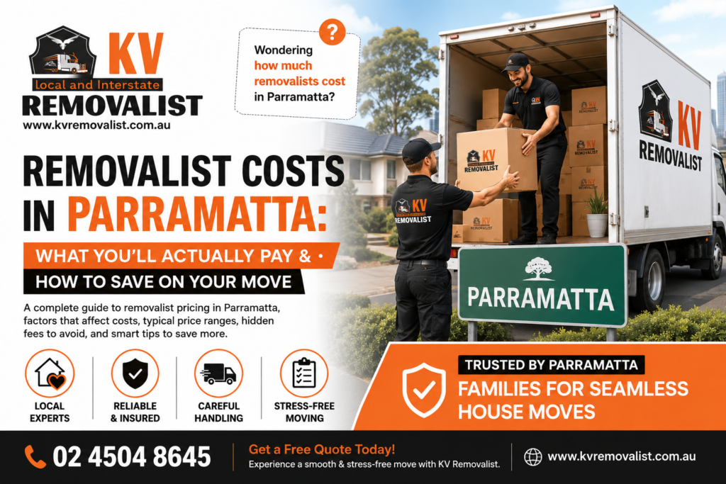 Professional Removalist in Parramatta helping families move house safely and affordably