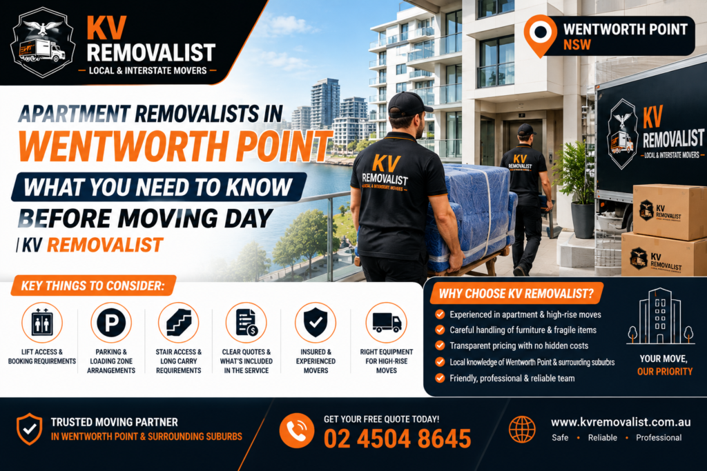 Removalists In Wentworth Point